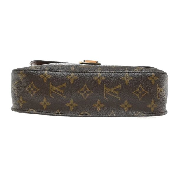 LOUIS VUITTON Saint Cloud GM Shoulder Bag Monogram Leather Brown M51242 30EF901 - Picture 5 of 15